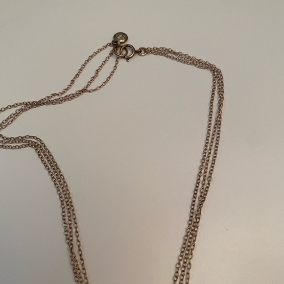 Gorjana 3 layer silver necklace - Picture 5 of 7